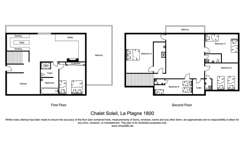 Chalet Soleil La Plagne Floor Plan 1